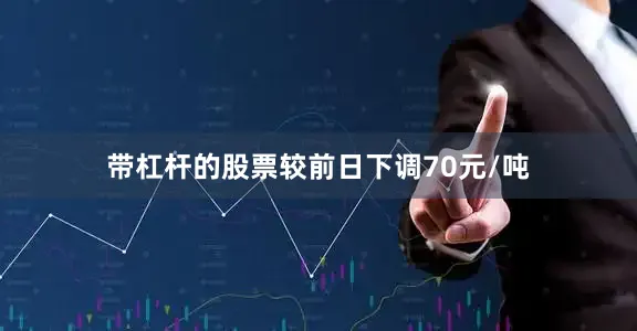带杠杆的股票较前日下调70元/吨